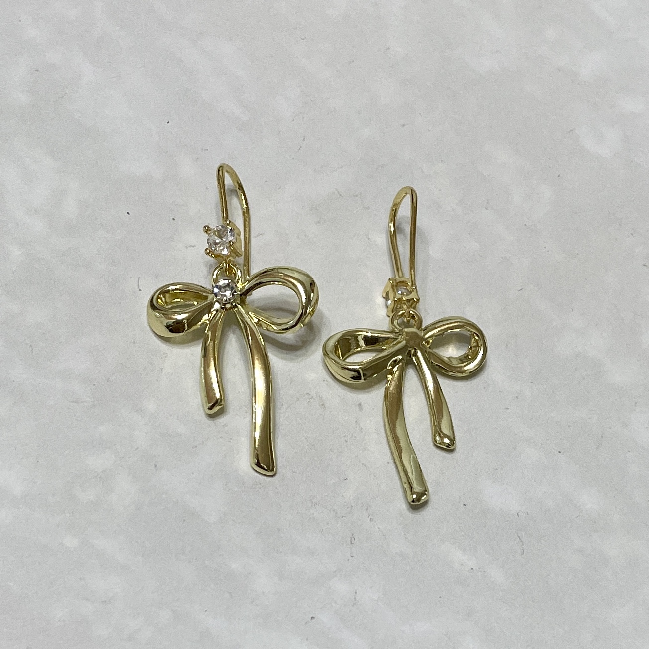 Golden Bow Earrings - Image 4